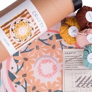 Needlepoint Kit to go and a great idea for a gift!